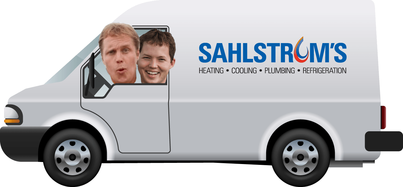 Sahlstroms Heating and Refrigeration Van